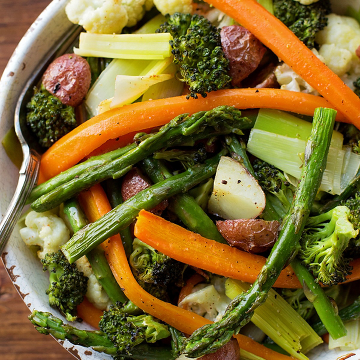 Toshiba Stock Consommé with Spring Vegetables