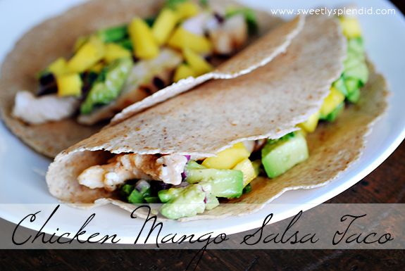 Tumbado Chicken with Mango Salsa
