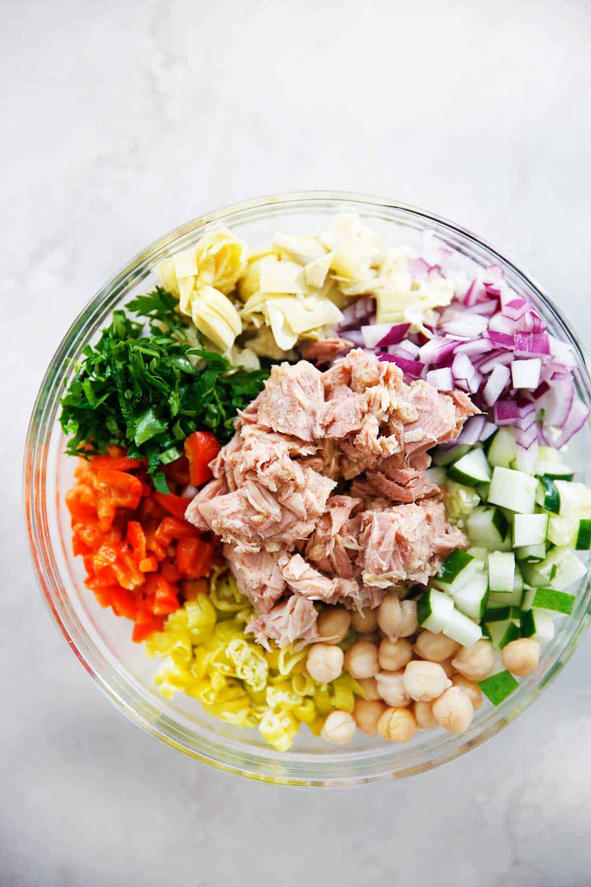 Dukan-Style Tuna Salad with Mixed Greens