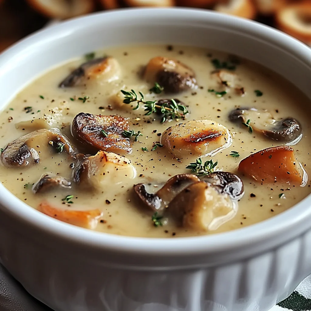 Best-Kept Secret Creamy Mushroom Soup