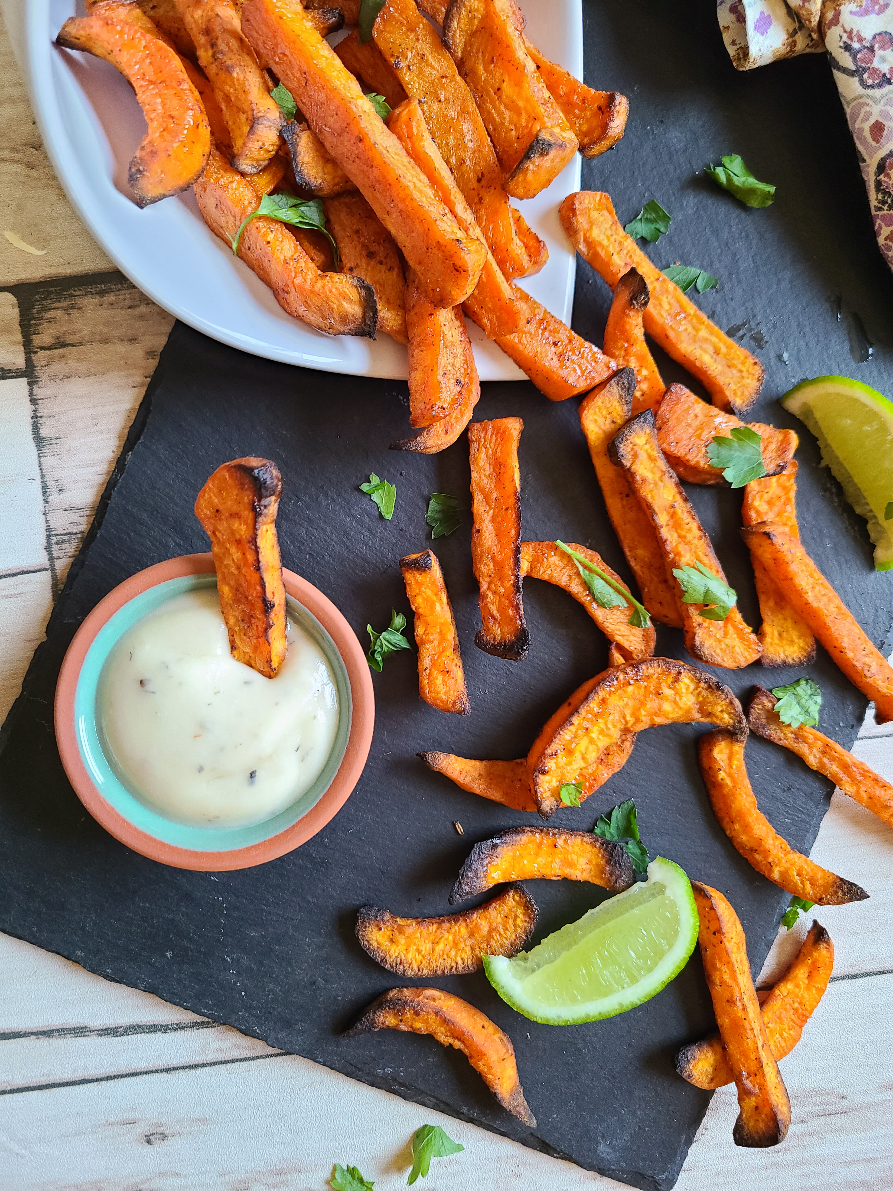 Escape Room Sweet Potato Fries with Chili-Lime Seasoning