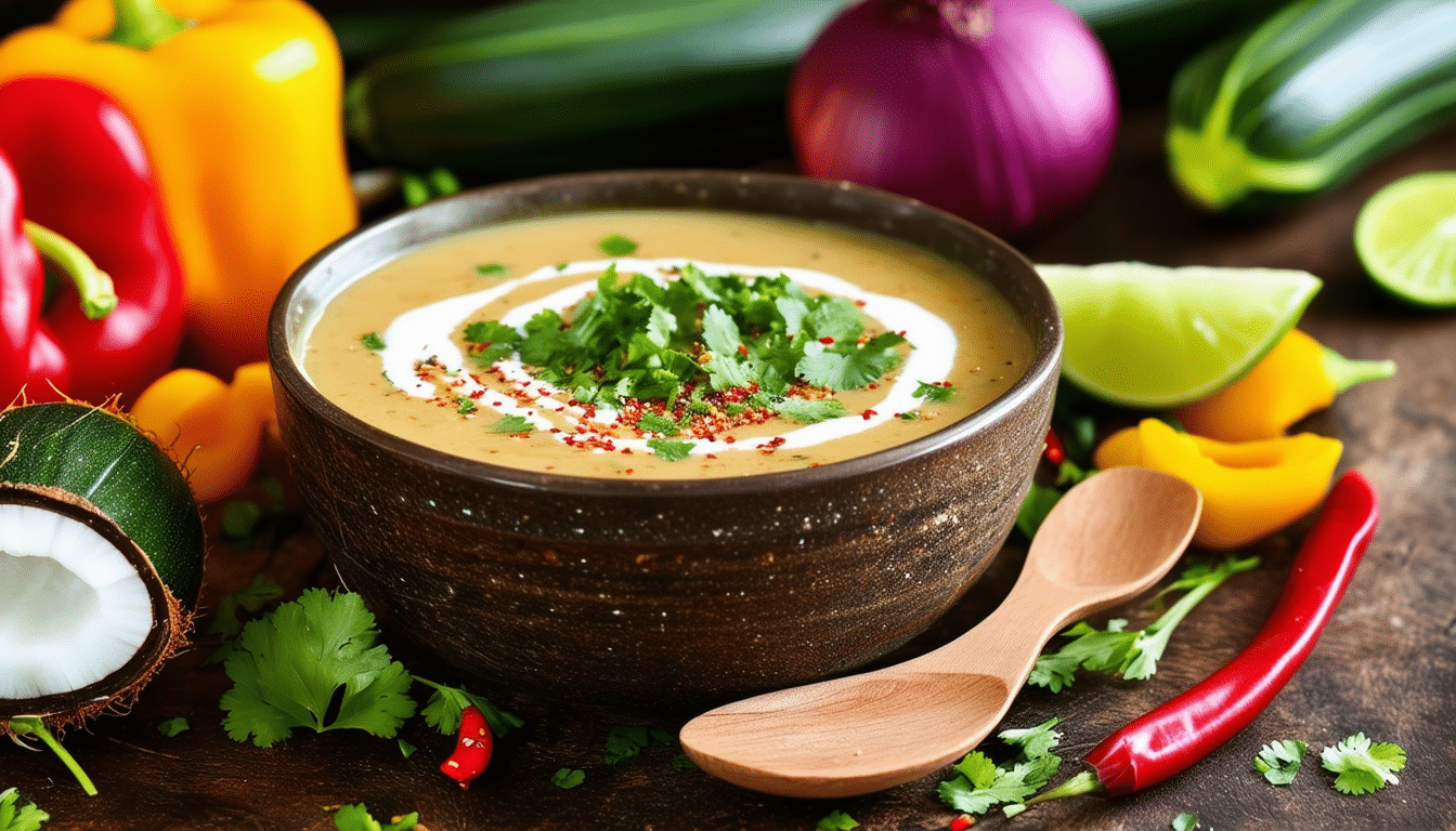 Hearty Zucchini & Carrot Vegetable Soup with Coconut Aminos
