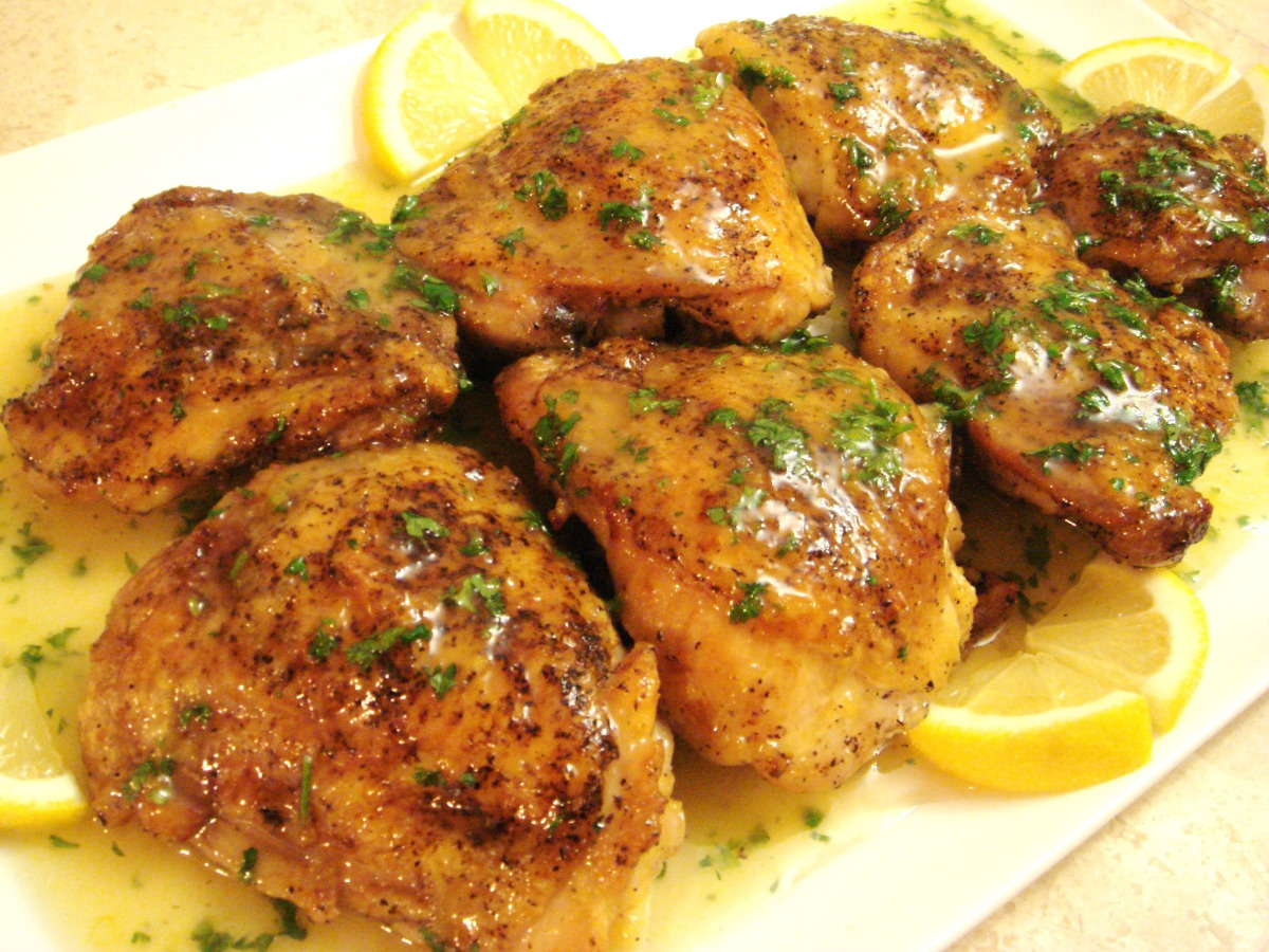Honey-Glazed Chicken with Herb Butter