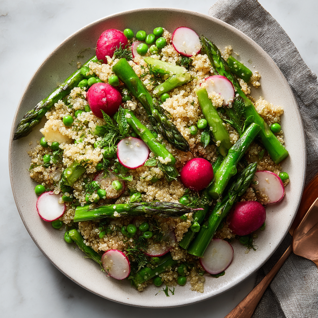 Spring Veggie Quinoa Salad