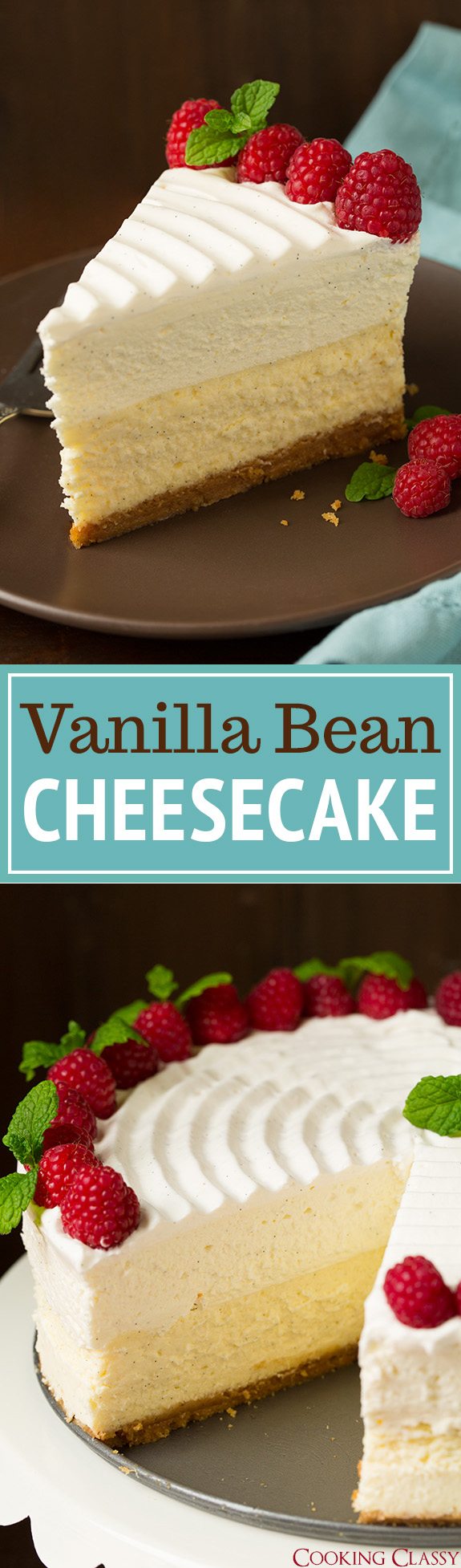 Fidelity's Perfect Vanilla Bean Cheesecake