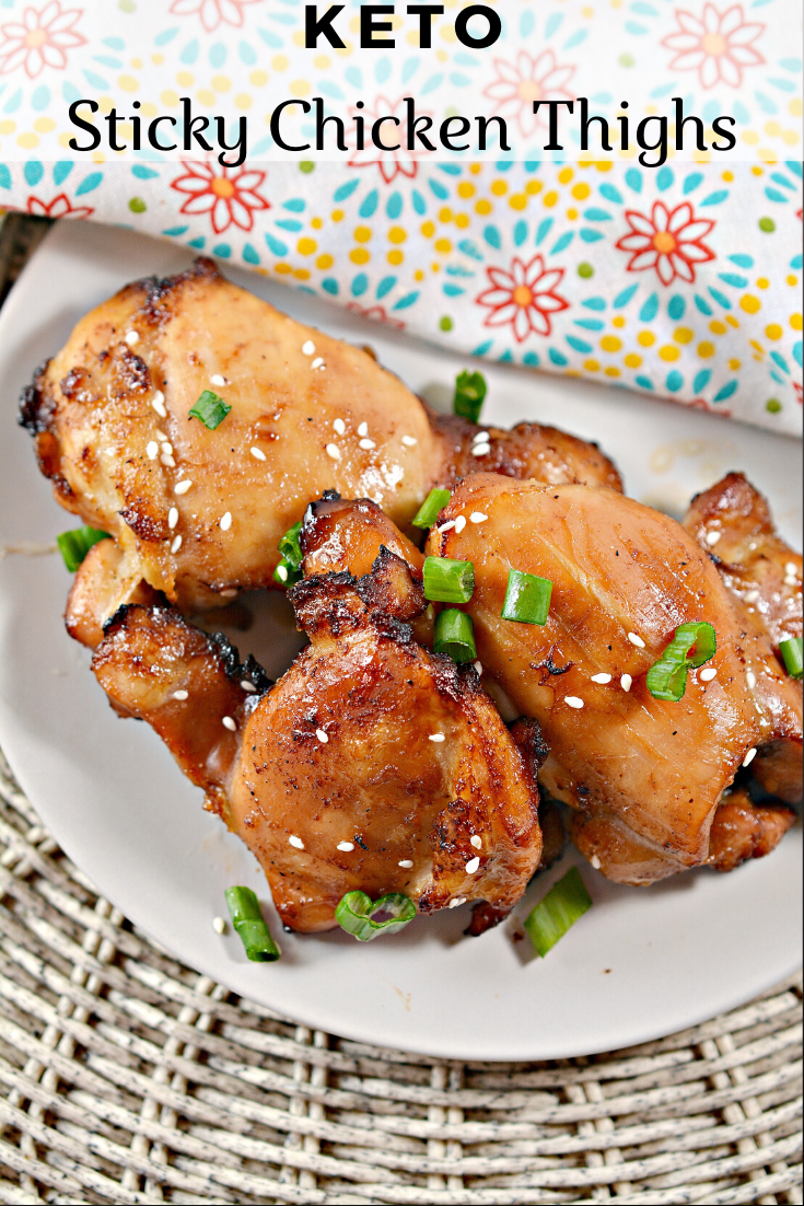 Crispy Keto Air-Fried Chicken Thighs with Herbed Butter