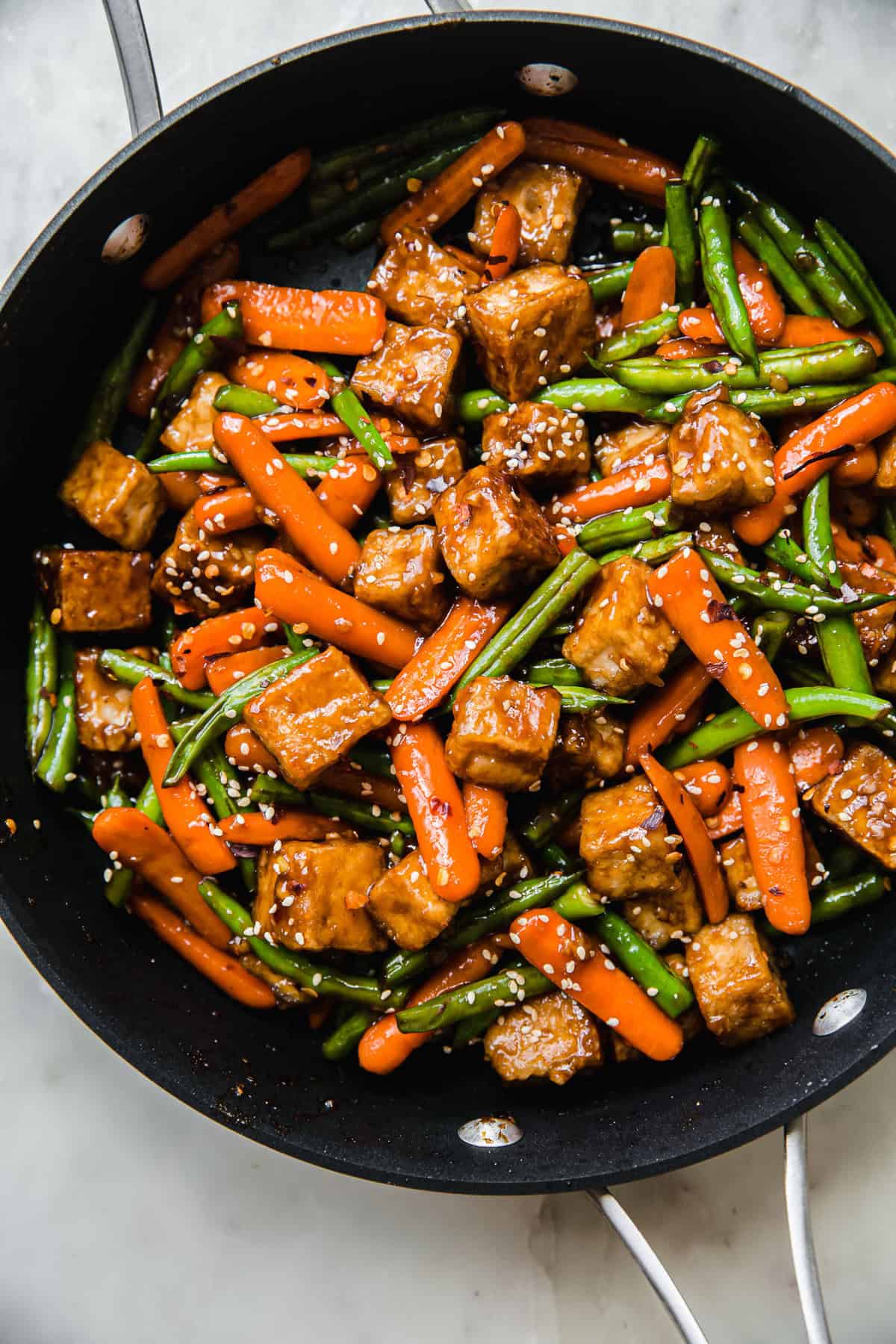 Sesame-Ginger Tofu Stir-Fry