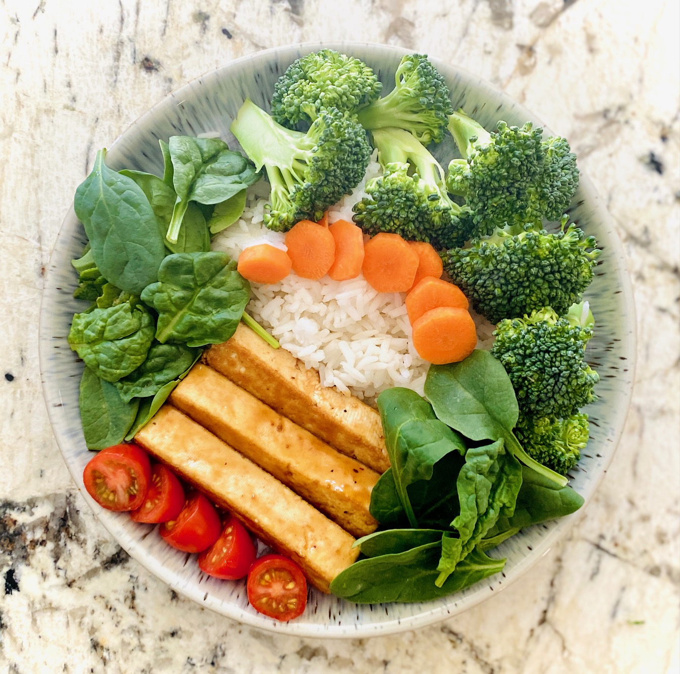 Ginger-Scallion Tofu Bowls with Sesame Rice