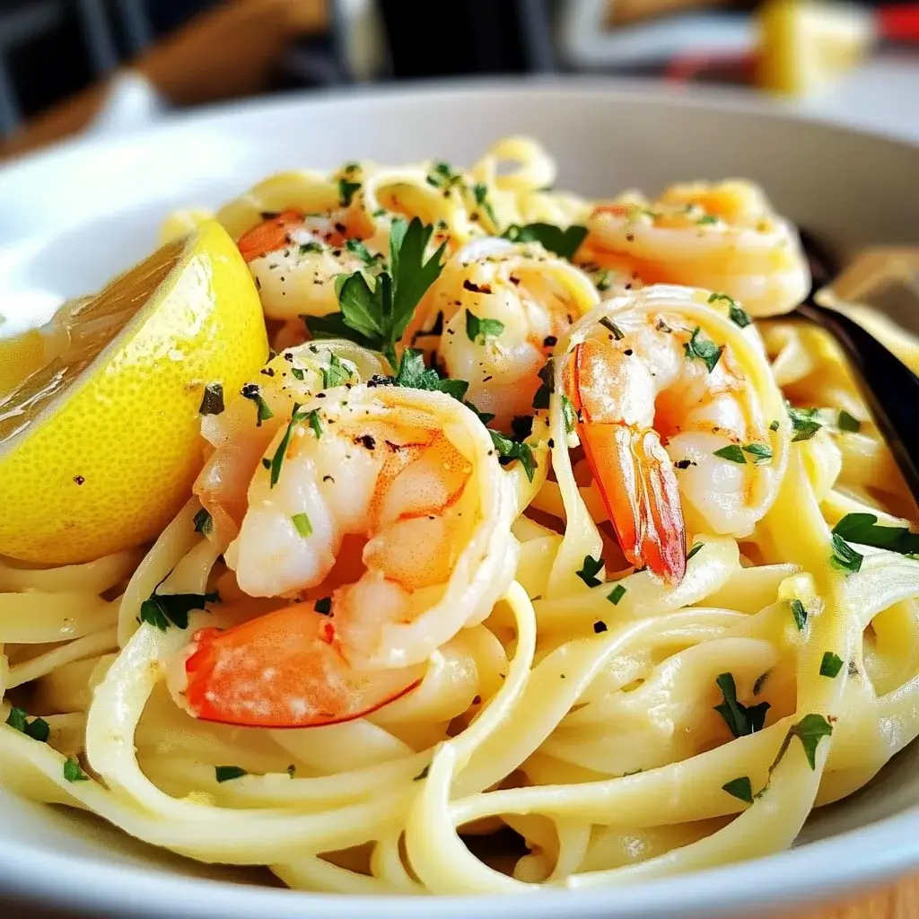 Lemon-Herb Shrimp Linguine with Cherry Tomatoes
