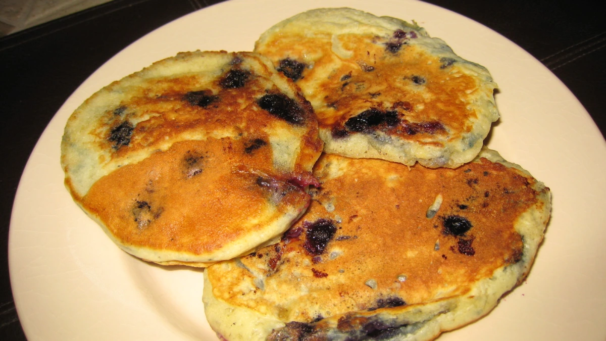 Happy Face Pancakes with Fruit Toppings