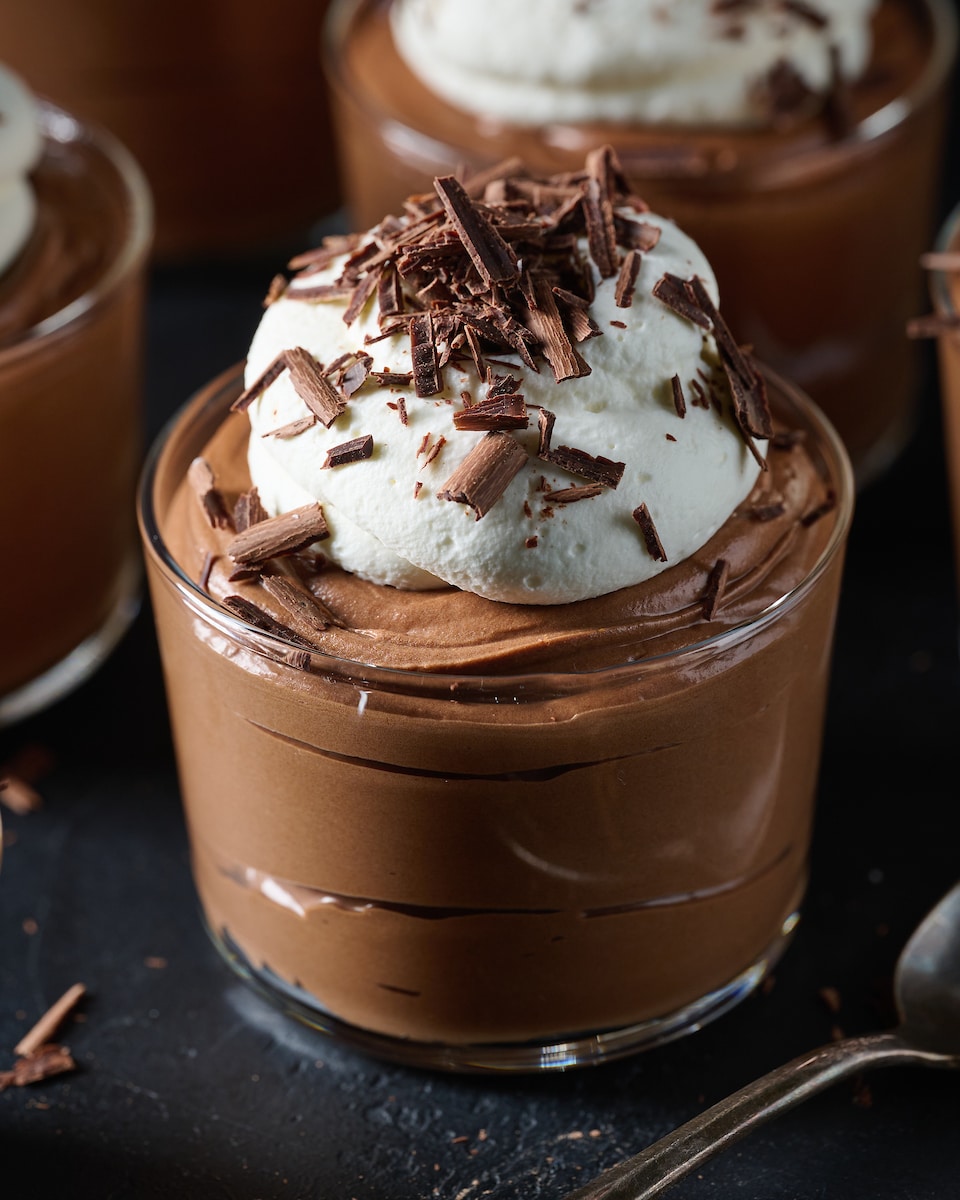 Nautical Shell-Inspired Chocolate Mousse