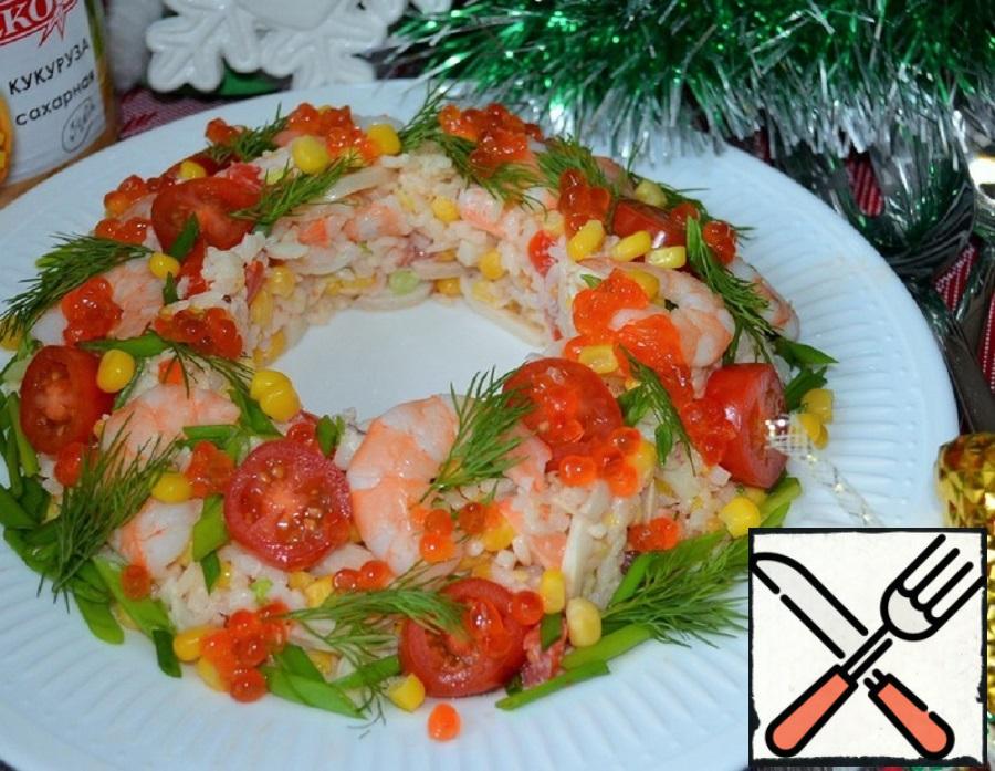 Holiday Herb Wreath Salad