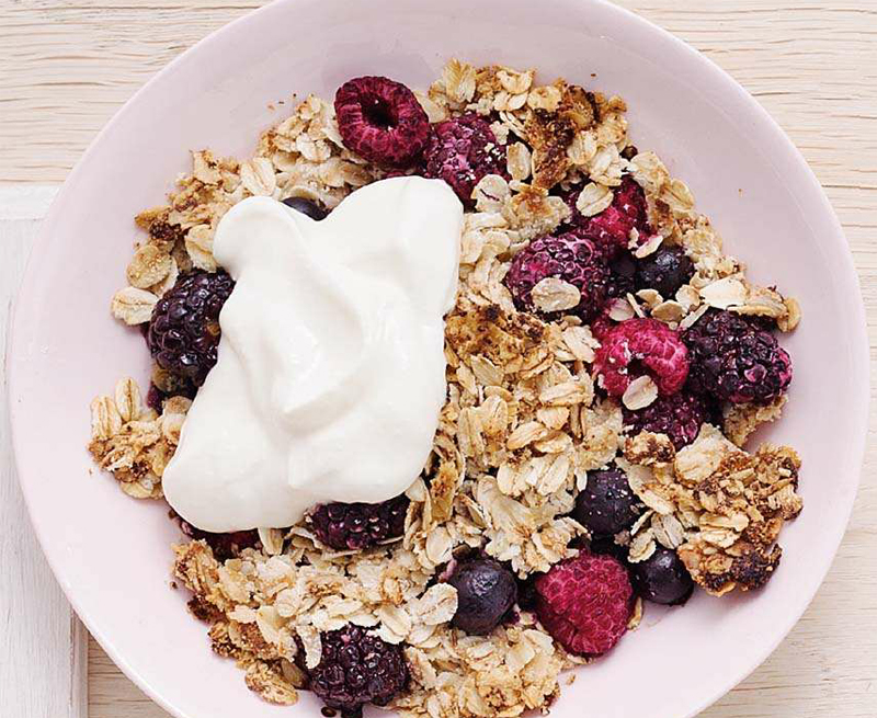Cloudberry & Berry Breakfast Crumble