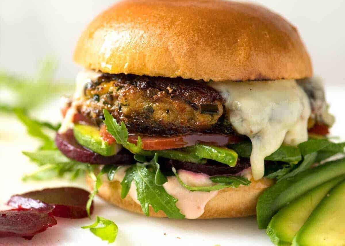 Genuine Vintage Jersey-Style Veggie Burger