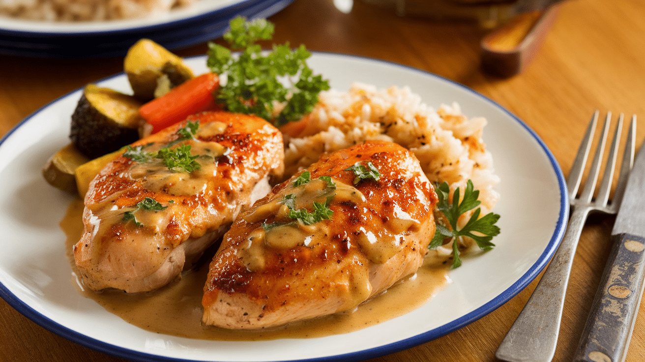 Johnson's Spiced Honey-Mustard Chicken