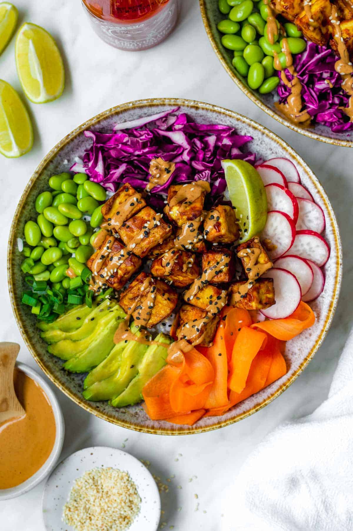 Spiced Tofu & Vegetable Buddha Bowl