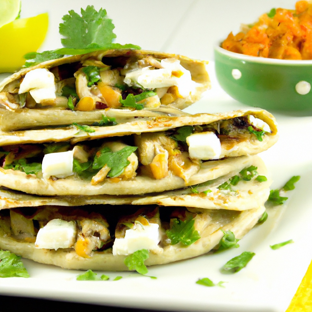 Meme-Style Cheese Quesadilla Stack