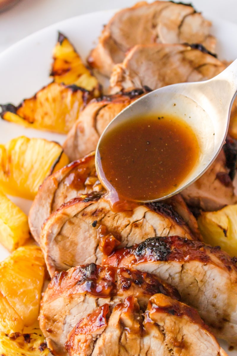 Pineapple-Ginger Glazed Pork Shoulder