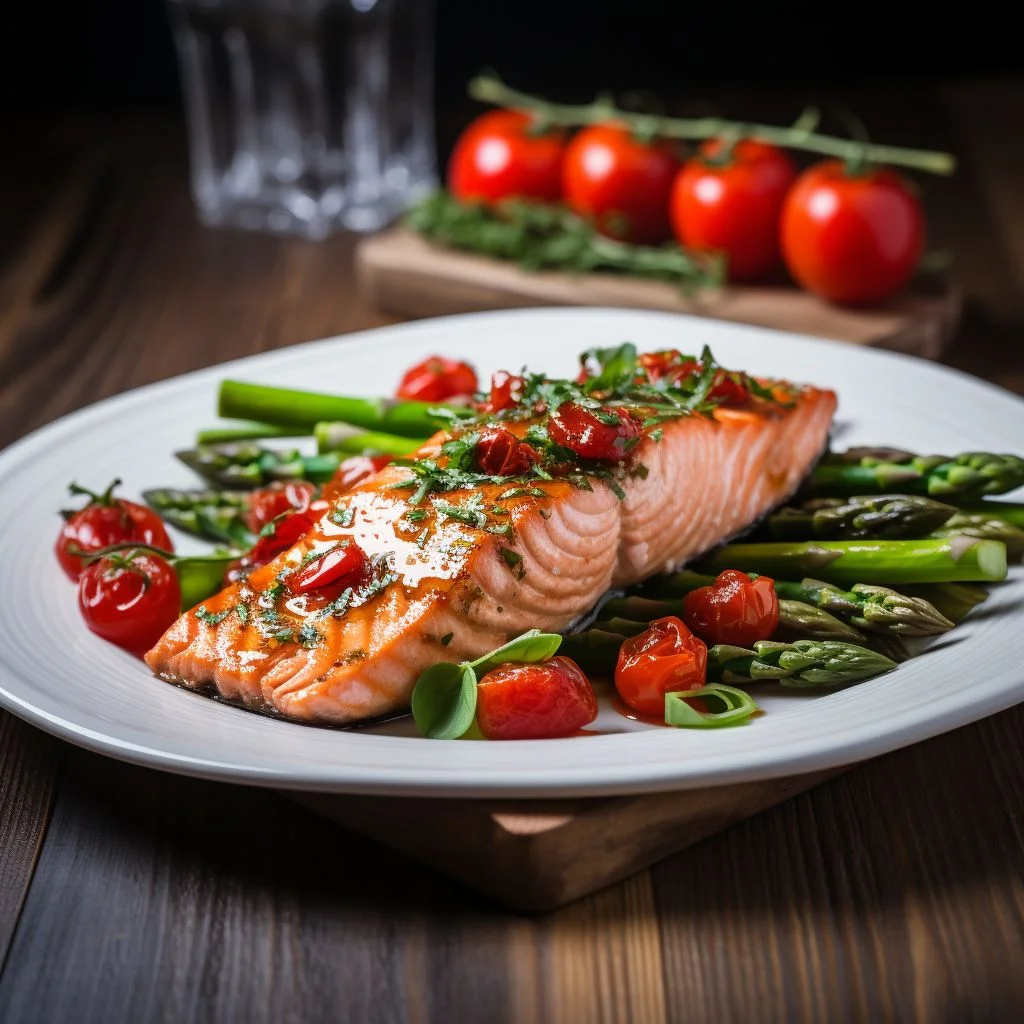Campaign-Ready Lemon Herb Salmon with Asparagus