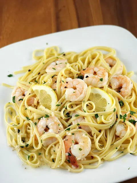 Shrimp Scampi Linguine