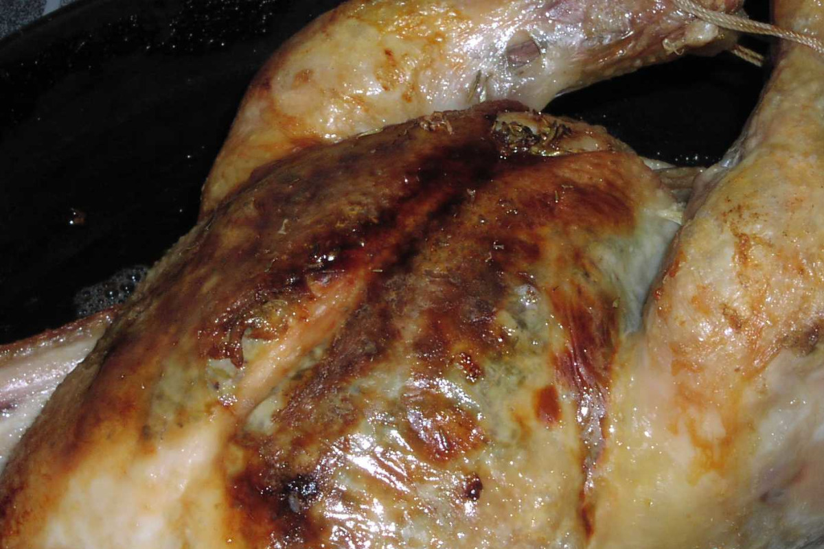 Serious Herb-Roasted Chicken with Pan Gravy