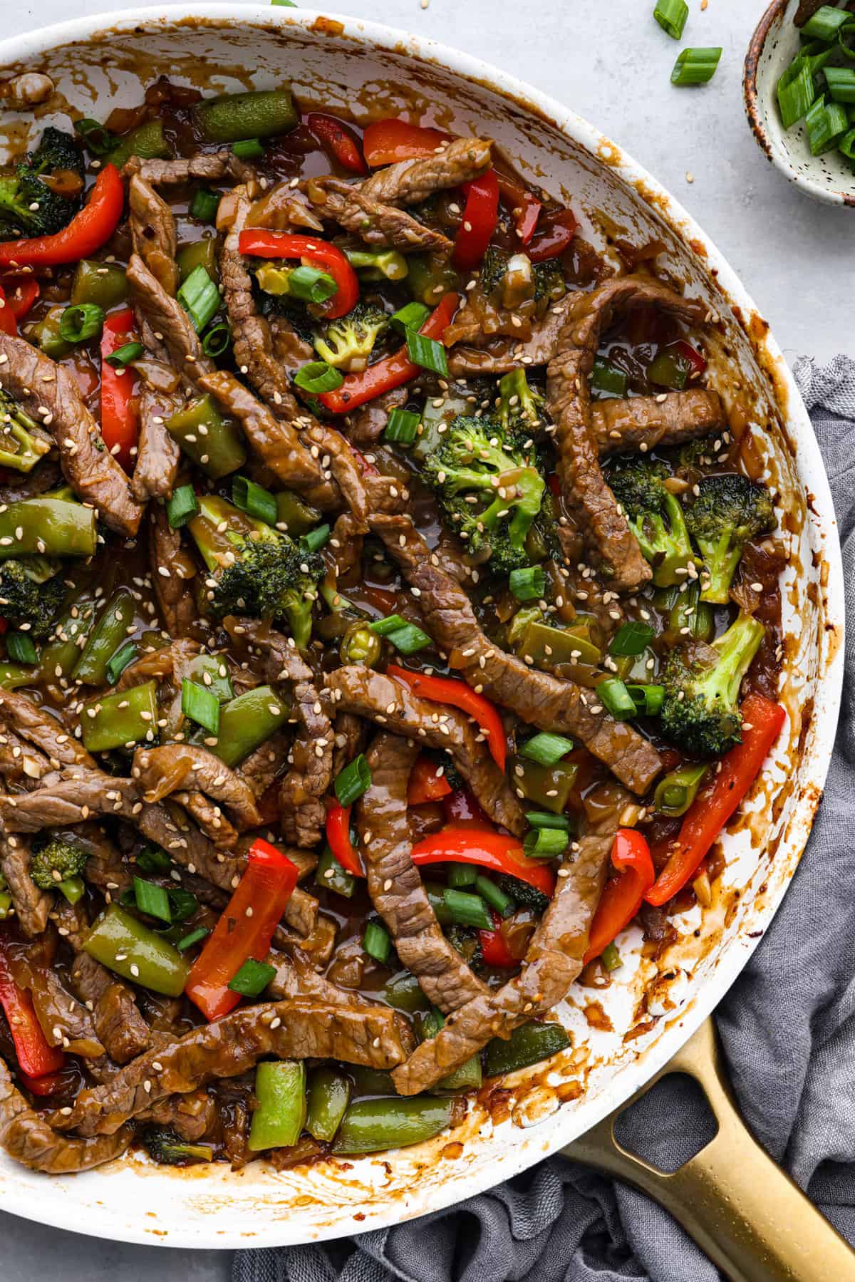 Chen's Szechuan Beef with Snap Peas