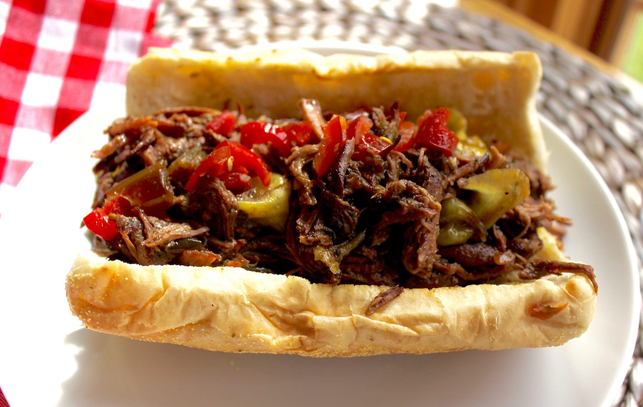 Jennifer's Chicago-Style Italian Beef Sandwich