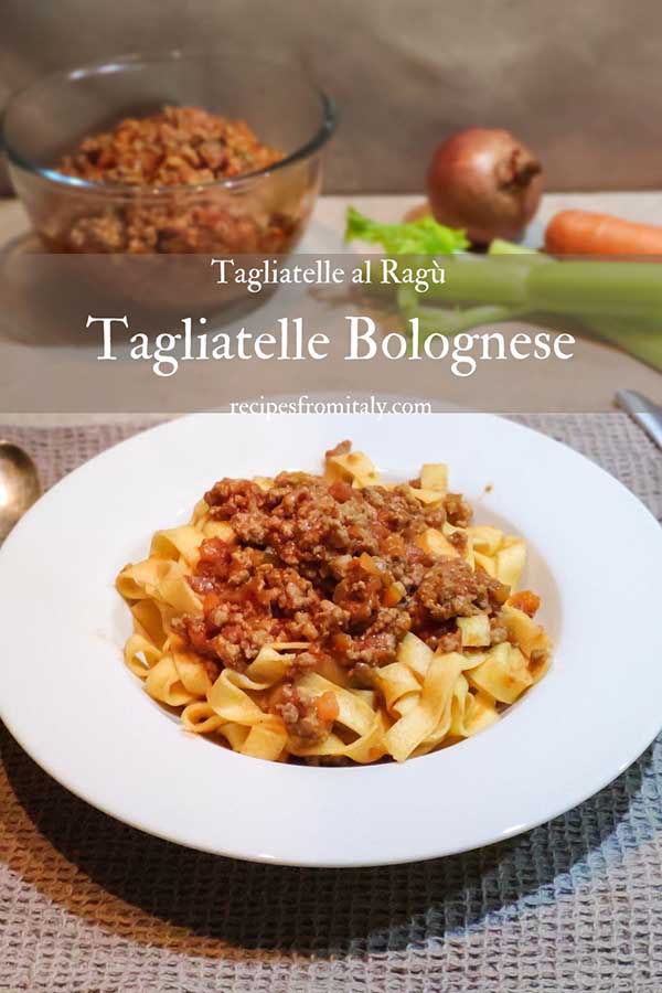 Authentic Nonna's Bolognese with House-Made Tagliatelle