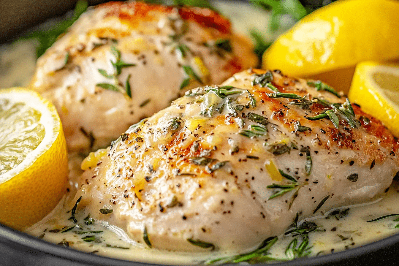 Slow-Cooker Lemon-Herb Chicken with Vegetables