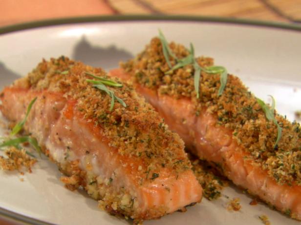 Lake Mystery Herb-Crusted Salmon