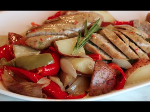 Spicy Rosemary Chicken Sausage & Seasonal Vegetables