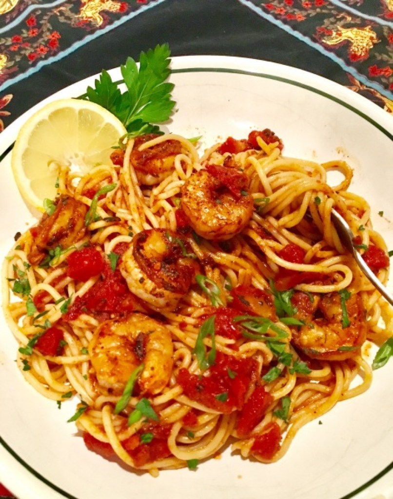 Lemon-Herb Shrimp & Asparagus Pasta