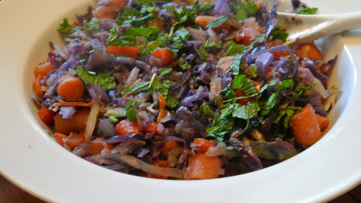Williams' Five-Color Vegetable Stir-fry with Ginger
