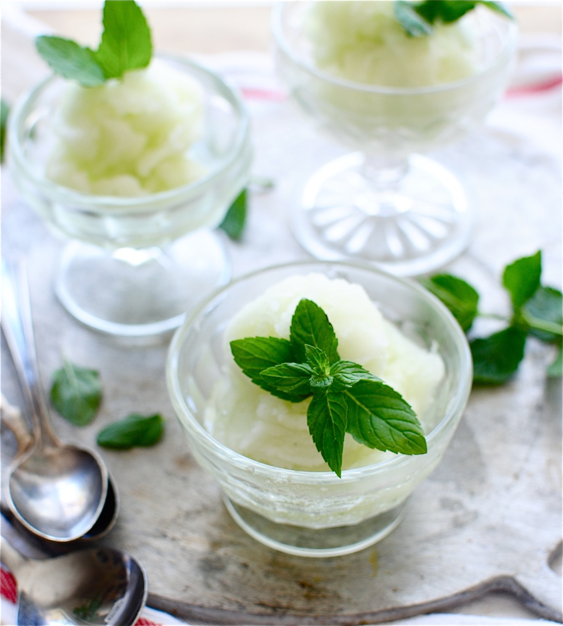 Cucumber-Lemon Sorbet