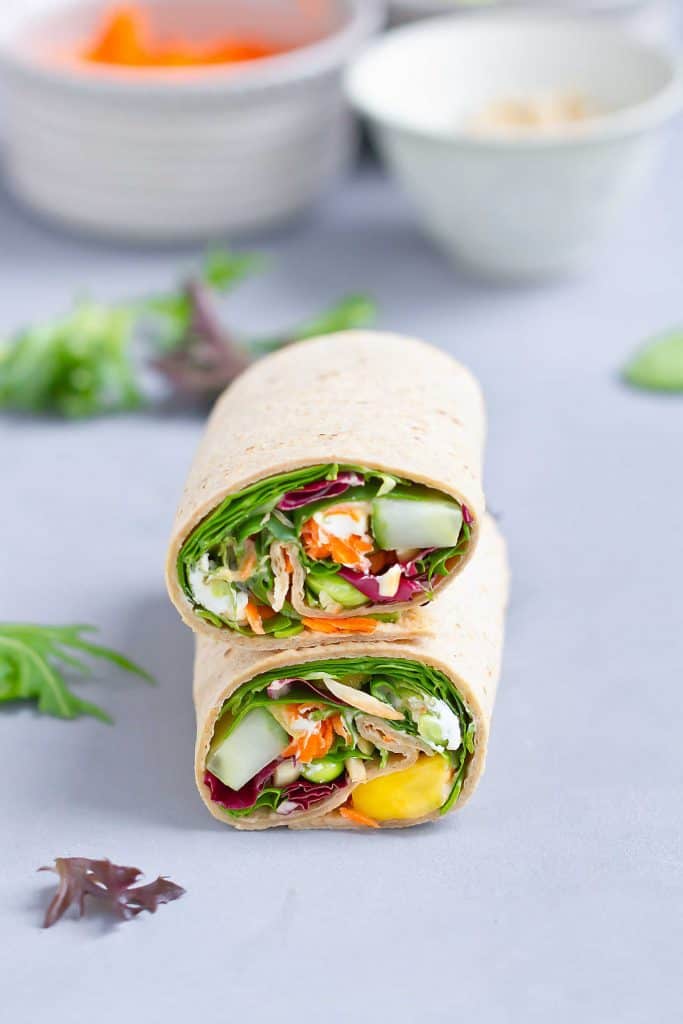 Roll Up: Hummus and Veggie Wrap