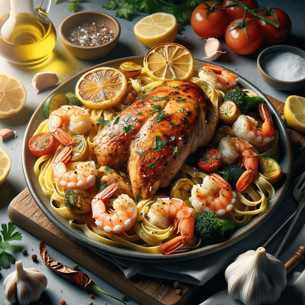 PixelSense Lemon Herb Chicken with Crispy Pro Vegetables
