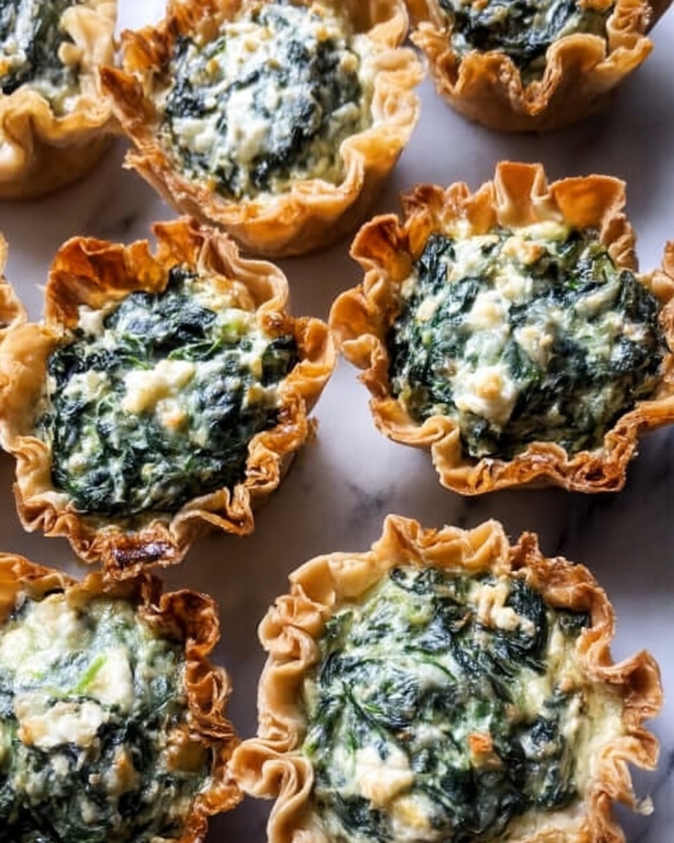 Herb Tartlets with Spinach and Goat Cheese