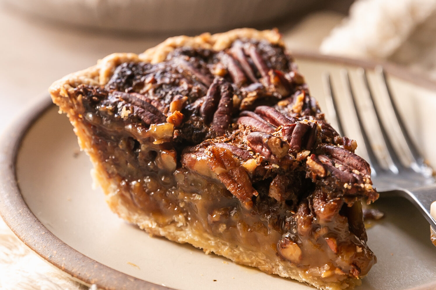 Bourbon-Pecan Pie with Smoked Sea Salt