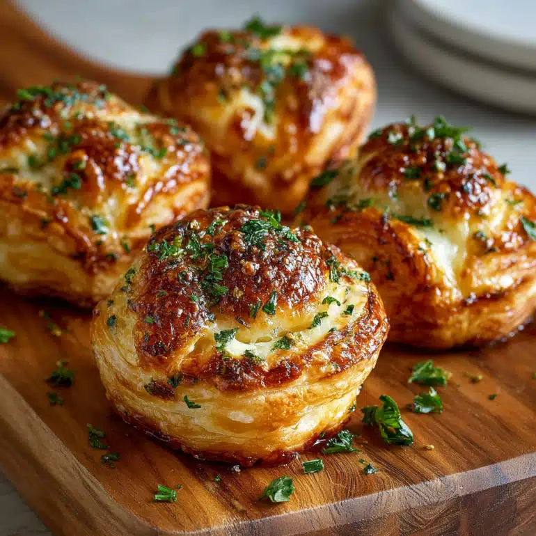 Irish-Style Herb Cheese Bites with Puff Pastry