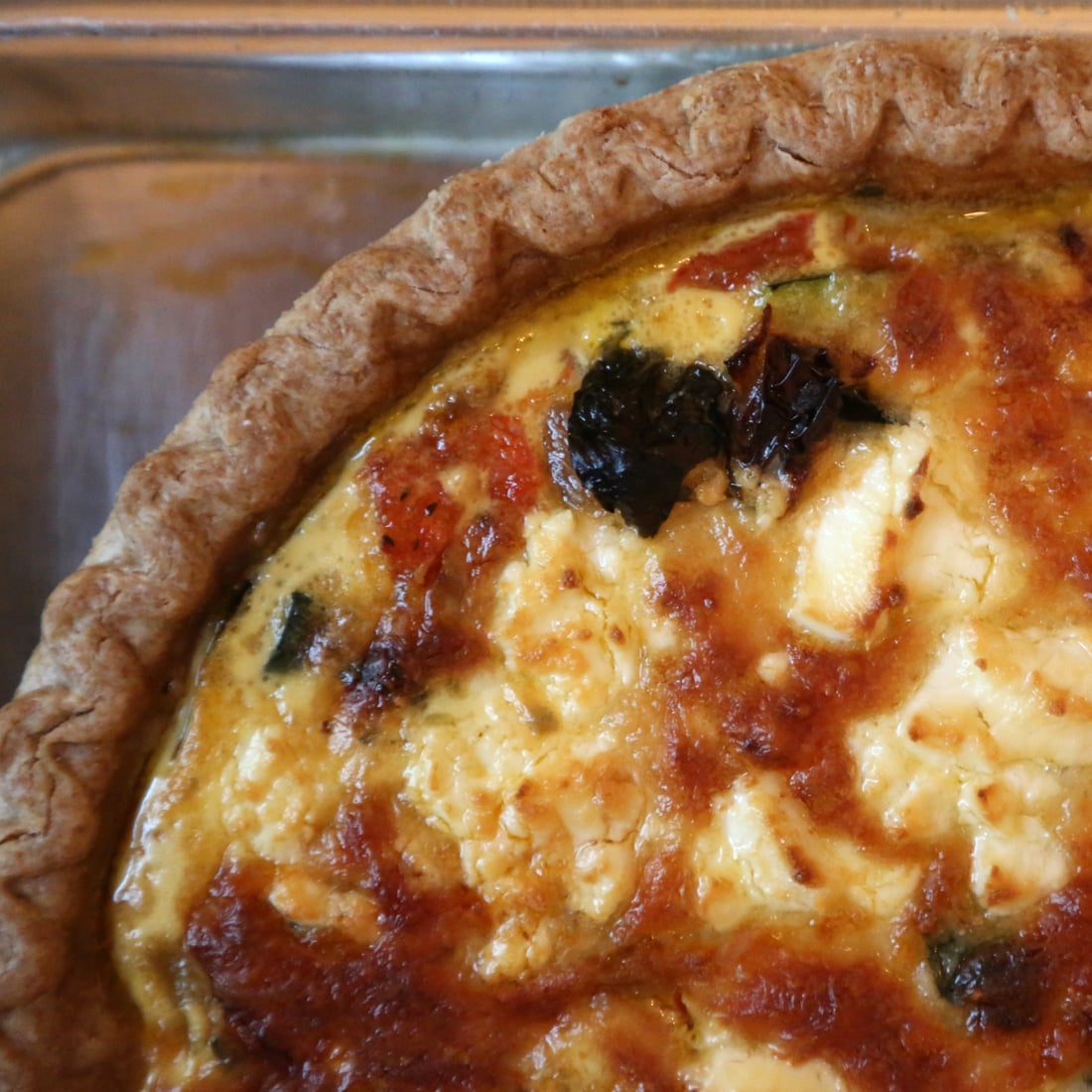 Serious Mediterranean Quiche