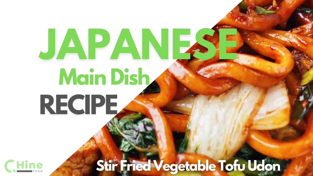 Stir-Fried Udon Noodles with Tofu and Veggies