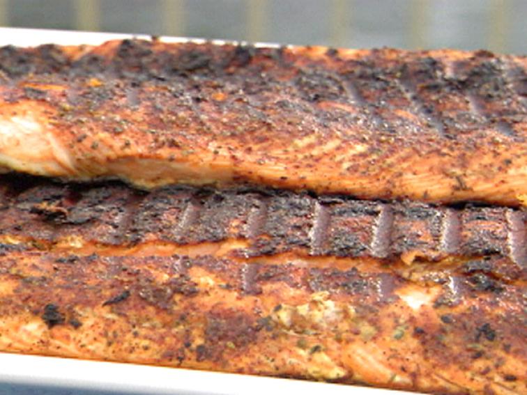 Wild Alaskan Smoked Salmon with Huckleberry Glaze