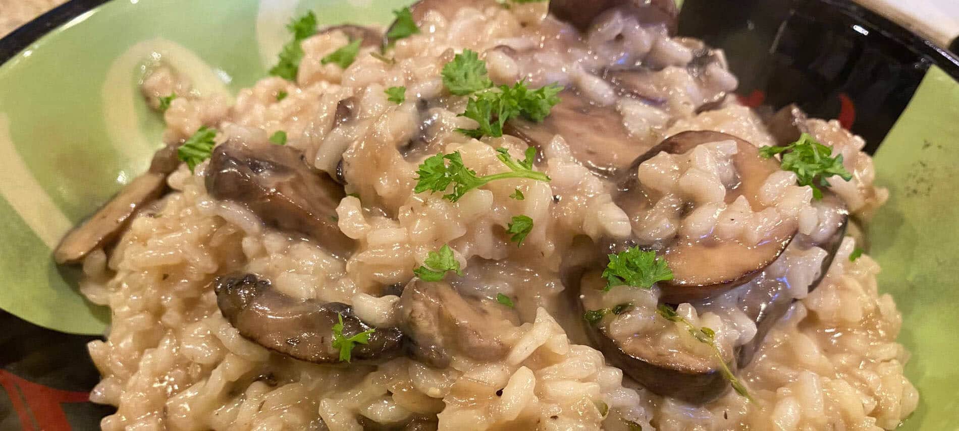 Wild Mushroom Risotto with Arborio Rice