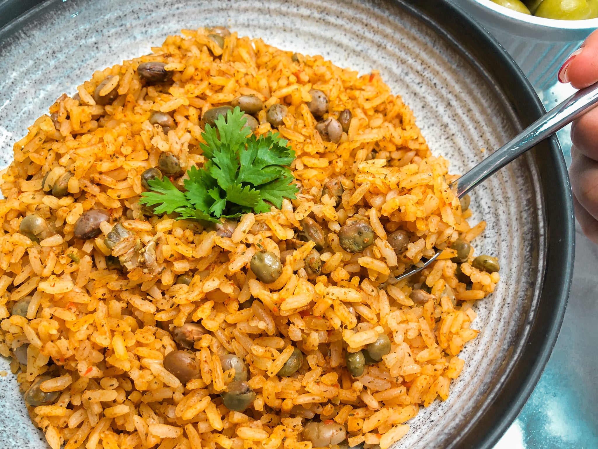 Arroz con Gandules al Puerto Rican Style
