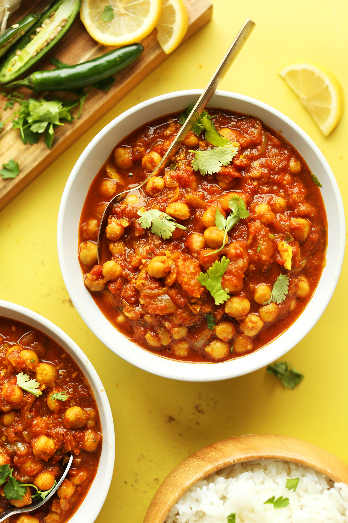 Patel's Chana Masala with Cumin Rice