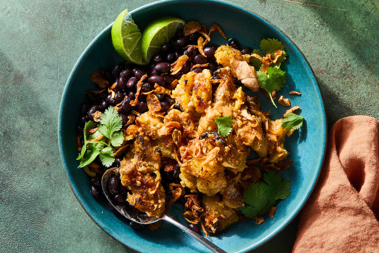 Spiced Mole-Infused Chicken with Plantains