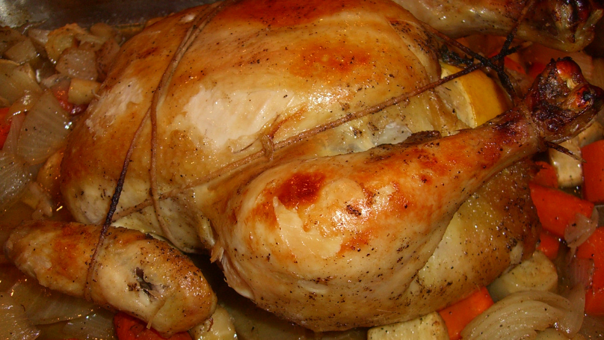 Best Ever Herb-Roasted Chicken with Root Vegetables