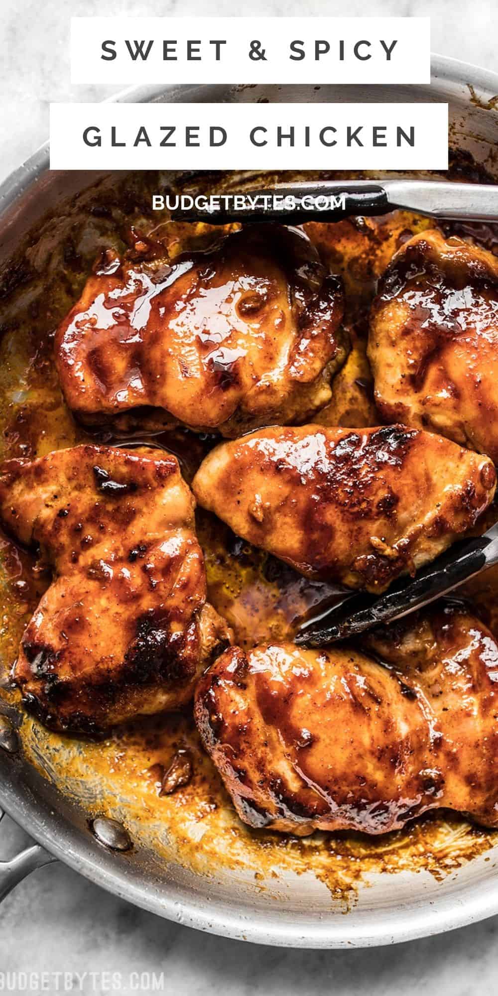 Fun Band's Sweet & Spicy Glazed Chicken Thighs