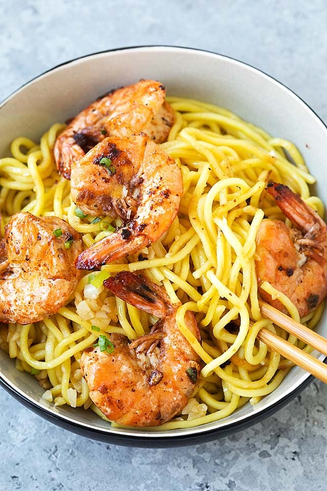 Simplified Shrimp and Garlic Noodles