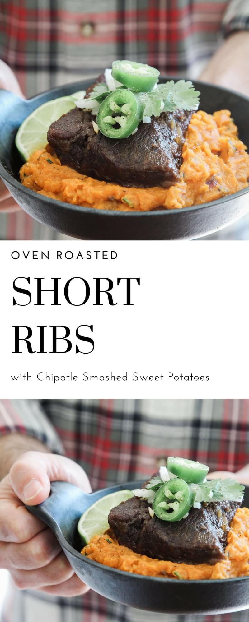 Chipotle-Braised Beef Short Ribs with Roasted Sweet Potatoes